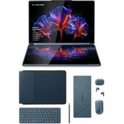Lenovo Computador Portátil Yoga Book 9 14IAH10-058 14'' Ultra 7 255H 32GB 1TB SSD + Rato + Pen + Teclado + Capa Folio + Auriculares + Sleeve