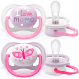 Philips Avent Chupetas Ultra Air Happy 0-6M Rosa