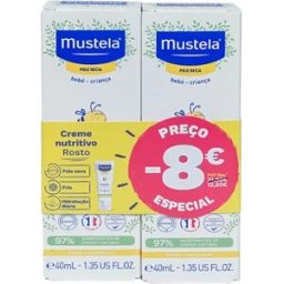 Mustela Bebé Creme De Rosto 40ml x2