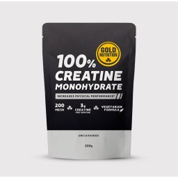 CREATINE Monohydrate - Unflavoured - Gold Nutrition - 200g