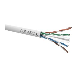 Solarix 27724160 - Instalação cabo CAT6 UTP PVC Eca 100m/box