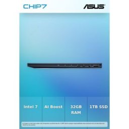 Portátil ASUS Zenbook - Intel Ultra 7 255H / 32GB LPDDR5X / 1TB SSD / 14" TOUCH / OLED / Windows 11 Home - UX3405CA-U73BOHDAB1