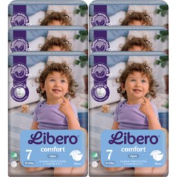 Libero Comfort 7 20 Fraldas Pack 6 unidades