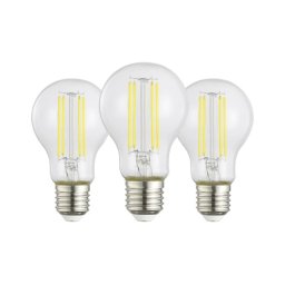 Conjunto de 3 lâmpadas LED Vintage A60 E27/3,8W/230V 2700K - Eglo 110437