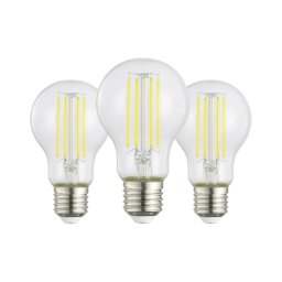 Pack 3x lâmpadas LED VINTAGE A60 E27/7,2W/230V 2700K - Eglo 110438