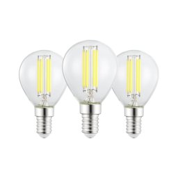 Pack de 3 Lâmpadas LED VINTAGE P45 E14/2,2W/230V 2700K - Eglo 110441