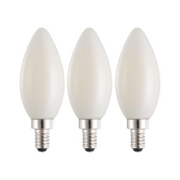 Conjunto de 3 lâmpadas LED C35 E14/2,2W/230V 2700K - Eglo 110444