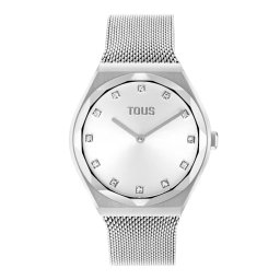 Tous Relógios femininos Relógio analógico com pulseira de malha metálica redonda Karat.