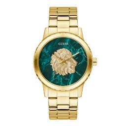 Guess Relógios femininos Relógio analógico de aço inoxidável de 44 mm