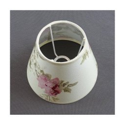 Abajur de substituição para candeeiro de mesa ROSA 13x17,5 cm creme/rosa