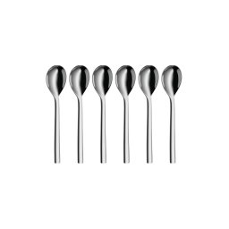 WMF - Conjunto NUOVA de 6 colheres de café, cabo longo