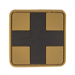 Mil-Tec PATCH 3D PRIMEIROS SOCORROS PVC M.KLETT coyote LG 16830605