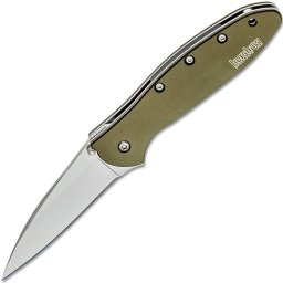 KERSHAW Ken Onion LEEK Faca com Abertura Assistida, Olive K-1660OL