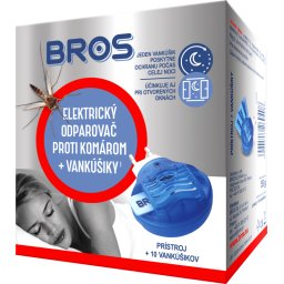 Bros Repelente Elétrico de Mosquitos + 10 Almofadas – Compatível com Dispositivos Nitecore