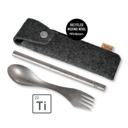 Light My Fire Kit Spork'n Straw Titânio