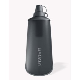 LIFESTRAW Peak Series Flex Squeeze Bottle 1L Cinza Escuro LSPSF1GRWW