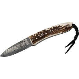 Lionsteel Opera Damascus Heinsgringla Cabo de Chifre de Veado, caixa de madeira 8800D CE