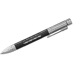 Lionsteel Caneta Twist Titânio GREY SHINE com Fibra de Carbono. Refil Fisher Space NY FC GYS