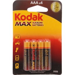 Kodak Alkaline Max LR03 AAA BL4
