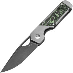 Kizer Frame Lock Mini Militaw Jonathan Styles S45VN Titânio+Fibra de Carbono Jungle Wear Ki3634SA2