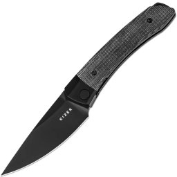 Kizer Liner Lock Mini Momo Vladimir Legachev 154CM Alumínio+Micarta V3663C2
