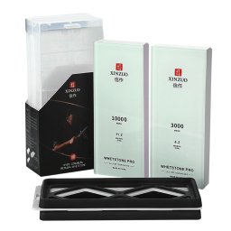 Conjunto de pedras de amolar de vidro XINZUO 3000#/10000# caixa de papelão XZ-BL-MDS-3/10