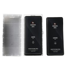 Conjunto de pedras de amolar de vidro HEZHEN 3000#/10000# caixa de papelão HZ-BL-MDS-3/10