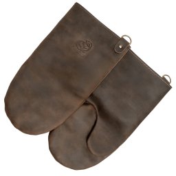 Luvas de Churrasco Resistentes ao Calor de Couro Beavercraft, Marrom LC_BBQ_Gloves_Brow