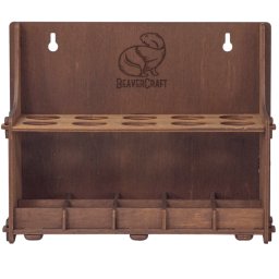 Beavercraft Suporte para Ferramentas Escuras 10 seções TH10 Escuro