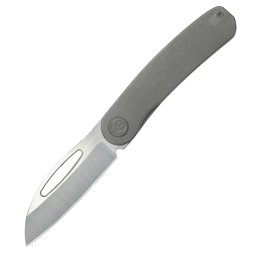 KUBEY Decimal Belt Satin M390 Blade Darkblast Titanium Linerlock KB354B