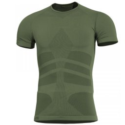 Camisa de Manga Curta Pentagon PLEXIS K11010-06CG-Camo Green-L-3XL