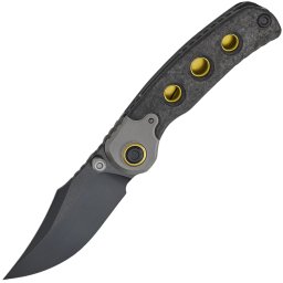 Kizer PIONEER M390, Stonewashed + DLC-Ultra, Ti & Marble CF ZX-FK03A1
