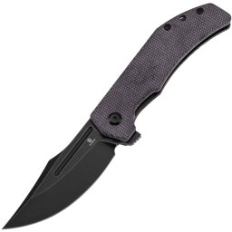 Tenable Knives Orion Blackwash 14C28N, Micarta Roxa