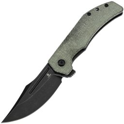 Tenable Knives Orion Blackwash 14C28N, Micarta Verde