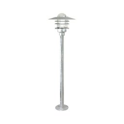 Nordlux - Candeeiro de exterior AGGER 1xE27/60W/230V IP54 prateado 83 cm