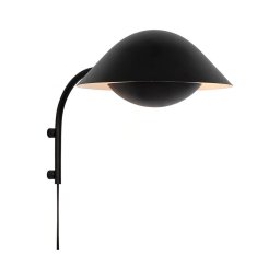 Nordlux - Candeeiro de parede FREYA 1xE14/40W/230V preto