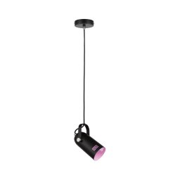 Paulmann 79766 - 1xE27/15W Lustre suspenso por cabo LAVEA 230V preto