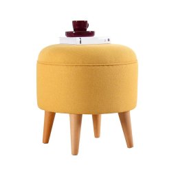 Pufe PIXI Ø 40 cm amarelo