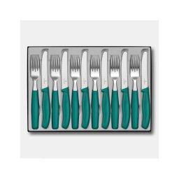 Victorinox - Conjunto de talheres SWISS CLASSIC, 12 peças, turquesa