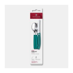 Victorinox - Conjunto de talheres para piquenique SWISS CLASSIC 3 peças turquesa