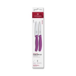 Victorinox - Conjunto de 2 facas de cozinha para legumes SWISS CLASSIC, lâmina de 10 cm, roxas