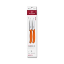 Victorinox - Conjunto de 2 facas para legumes SWISS CLASSIC, lâmina de 10 cm, laranja