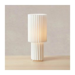 Markslöjd 108897 - Candeeiro de mesa CATIS 1xE27/60W/230V 45 cm branco
