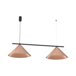 Lustre suspenso por cabo CAPITAL 2xGX53/15W/230V ouro rosé