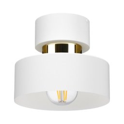 Candeeiro de teto IGNIA 1xE27/60W/230V branco/dourado