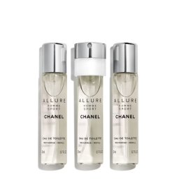Chanel ALLURE HOMME SPORT Conjunto de refis Twist And Spray - Eau de Toilette - 3 x 20ML Eau de Parfum Perfumes Homens