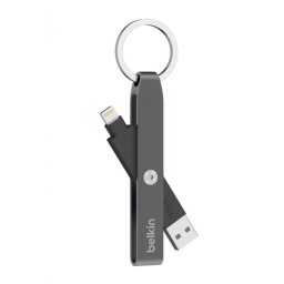 Porta Chaves Belkin MIXIT Lightning to USB Keychain with 2.4 Amp Lightning ChargeSync Cable for iPhone, iPad and iPod