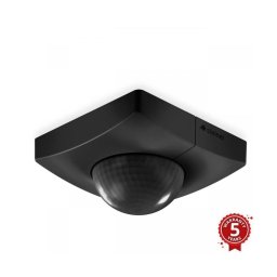 Steinel 068578 - Sensor de movimento IS 3360 40m V3 KNX quadrado preto