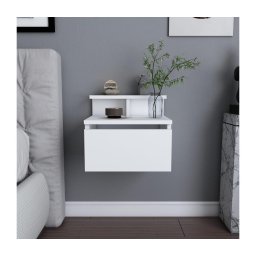 Mesa de cabeceira ALICE 39,8x35 cm branco