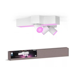 Philips- Foco LED RGBW com regulação Hue CENTRIS 3xGU10/4,2W + LED/11W